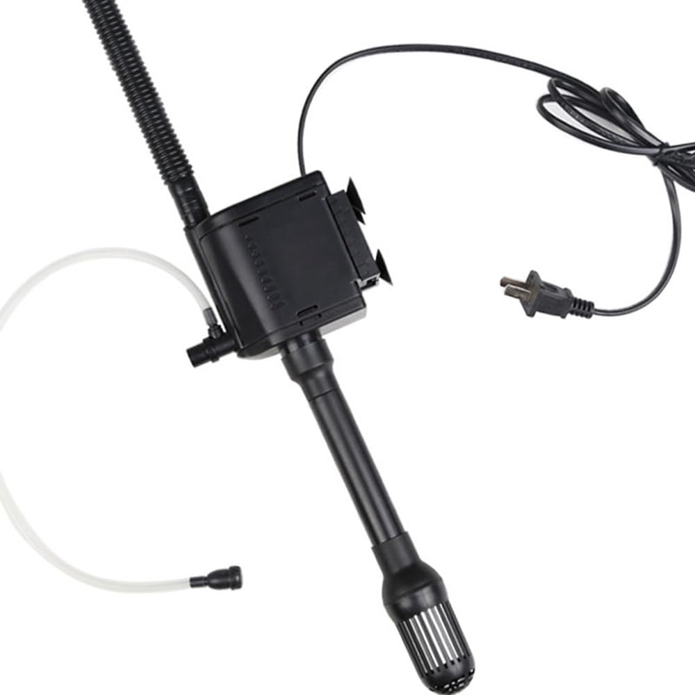 Ultra cicha pompa tlenowa do akwarium, wielofunkcyjny napowietrzacz do stawu rybnego z przyssawkami, 220 V 50 Hz