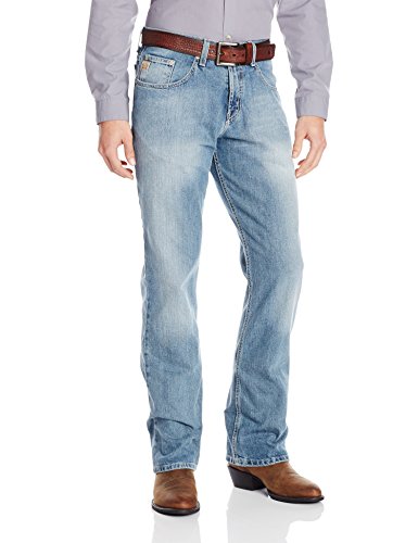 Cinch Men's Dooley Relaxed Fit Jean, Medium Stone Wash, 32W x 34L