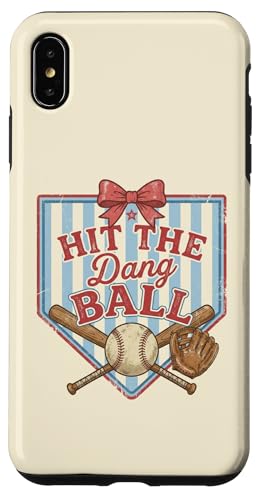 ���킢�����f�B�[�X Hit The Dang Baseball Mom �X�}�z�P�[�X iPhone XS Max �p
