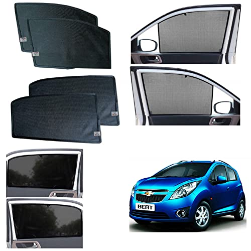 Image of WolkomHome car Fix Curtain Window Shades Half Curtains Sunshade for Beat Type-1