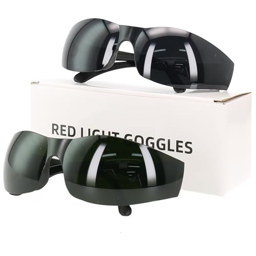 Red Light Blocking Glasses, 2 Pack Protection Eyewear...