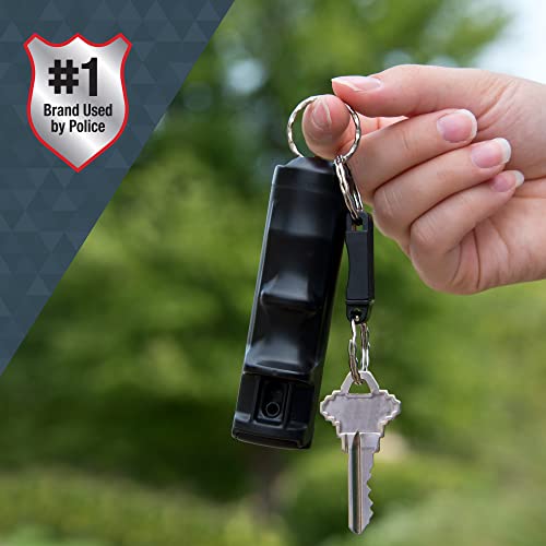 Sabre Flip Top Pepper Gel Keychain With Quick Release For Easy Access, Gel Is Safer, Maximum Police Strength Pepper Spray In Gel Stream, Easier To Use With Finger Grip For Accurate Aim, 12-Foot Range #TOP4