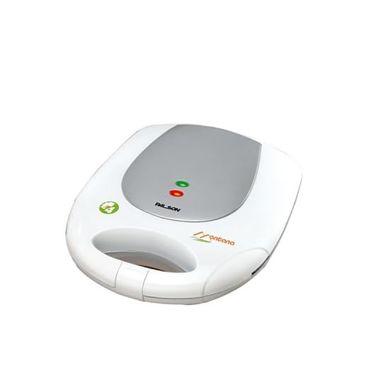 Palson 30397 Sandwichera con 4 cavidades, 1400 W