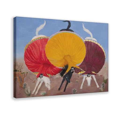 Impressions sur toile Riders de Dorothy Brett 30x45 cm pour decoration murale salon