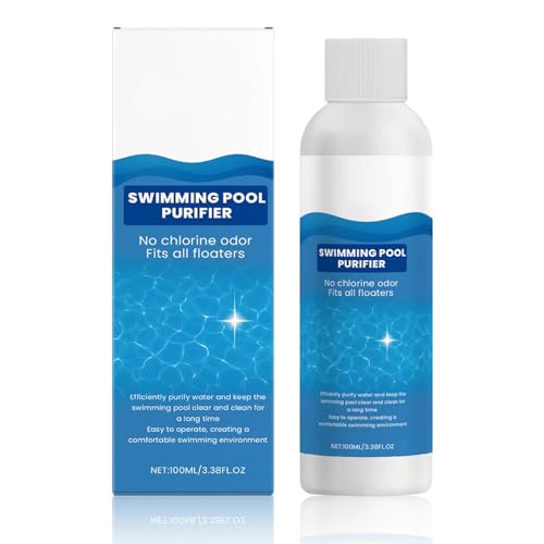 Chlorine Liquid for Swimming Pools Multifunctional Pool Chlorine Granules for Hot Tub Pool Hygiene No Chlorine Odor Swimming Pool Purifier For Rapid Disinfecting Clear Water Eliminating Odors