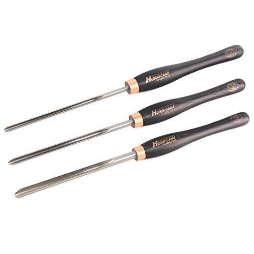 Hurricane Turning Tools, M42 Cryo, 3 Piece Bowl Gouge Set ...