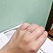 Produktbild WZYMNJZ Mode Top Qualität Geometrische Kristall Offene Ringe Für Frauen Einstellbare Ringe Silber Überzogene Hochzeit Fingerring Frauen Schmuck