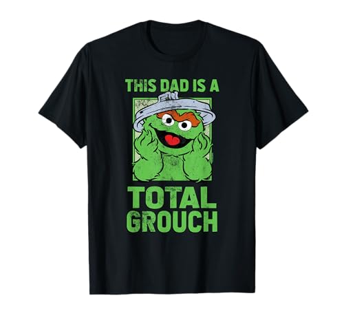 T-shirt Sesame Street pour papa au quotidien en coton doux vert kaki