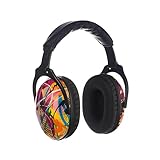 PROTEAR Kids SNR 28dB Noise Reduction Ear Protection Safety Ear Muffs, Adjustable Ear Defender for Kids, Children Hearing Protection Firework, Homework (Dynamic Light)