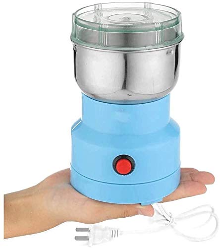 ZOUSHUAIDEDIAN Elektrische Kaffeemühle, 150w kraftvolle Mühle mit Edelstahlklingen, Kleiner Fast-Mühlenschleifen for… – Bild 5