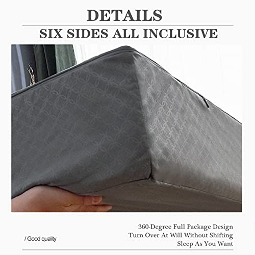 HAIBA Beddengoed Waterdichte Rits Premium Matrashoes, Bed Bugs En Stofmijt Proof Matrashoes, Bruin, 150x200+10cm - Image 5