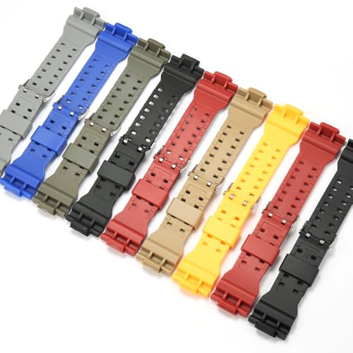 Correa de resina 16mm para G-Shock GA110 y GA100 resistente 4