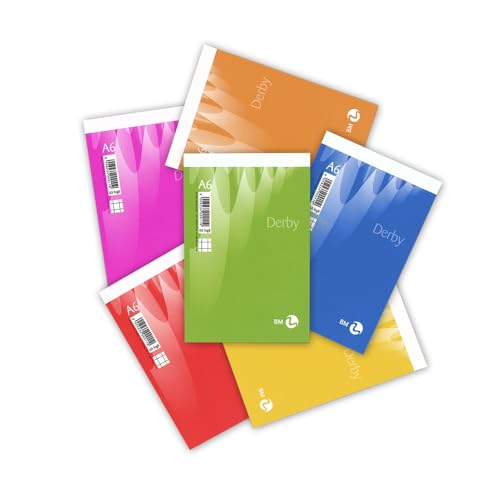 MULTIPACCO: All’interno della confezione troverai 10 pratici taccuini per appunti Notes Derby. In questo modo potrai avere sempre la tua scorta di quaderni A6 a portata di mano.
