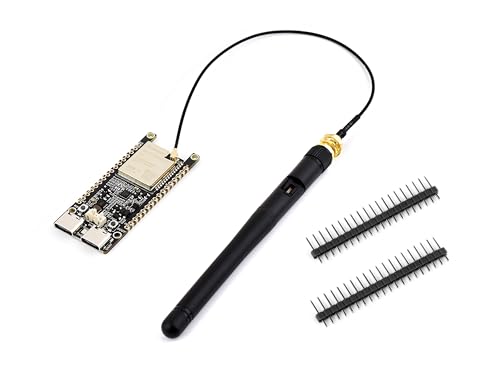 ESP32-C5 WiFi6 Development Board 5GHz/2.4GHz Dual-Band ESP32-C5-WROOM-1U Module 240MHz RISC-V 32MB Flash+8MB PSRAM WiFi/BLE 5/ Zigbee/Thread Wireless with External Dual-Band Antenna