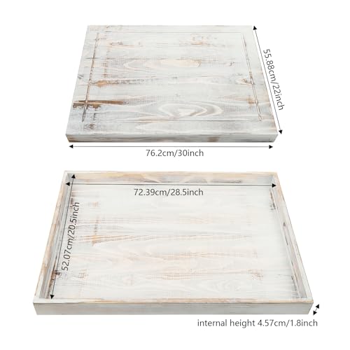 Tabla para estufa Noodle Board rectangular de madera de pino miniatura 2