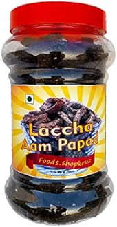 Foods.shopkruz Lachha khata meetha aam papad 300 grams mango slices
