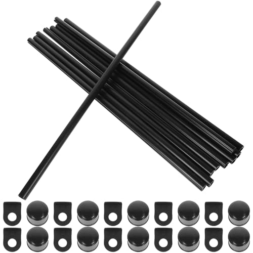 Porte-affiches suspendus en ABS noir 33 cm pour cadre de peinture suspendu et poster mural