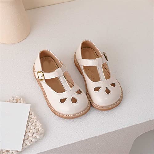 Girl's Ballet Dress Flat Shoes Flower Hollow Out Mary Jane Wedding 𝗣a𝐫𝐭y School 𝗨niform Girl Shoes3