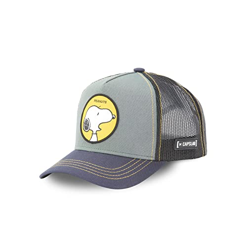 Casquette Homme & Femme Peanuts, Casquette Trucker Snoopy, Originale et Authentique, Gris, Noir, Bleu, Taille TU