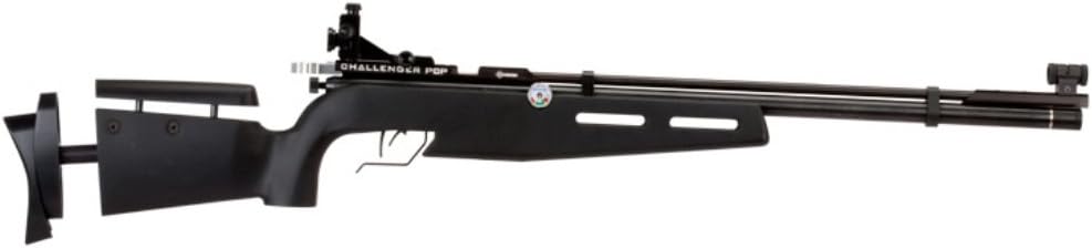 Crosman CH2009S Challenger PCP and CO2-Powered .177-Caliber Pellet Competition Air Rifle With Precision Diopter System , Black