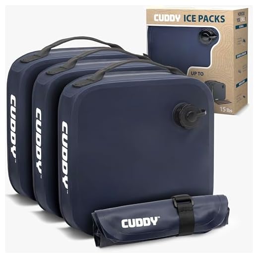 Cuddy Reusable Ice Packs for Coolers