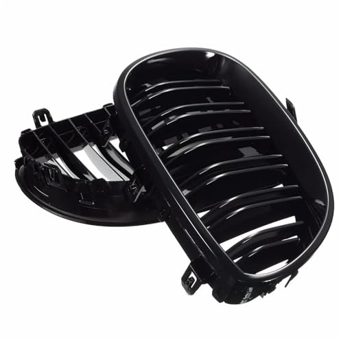Parrilla delantera para Serie 5 E60 E61 520i 545i tipo riñón negro 5