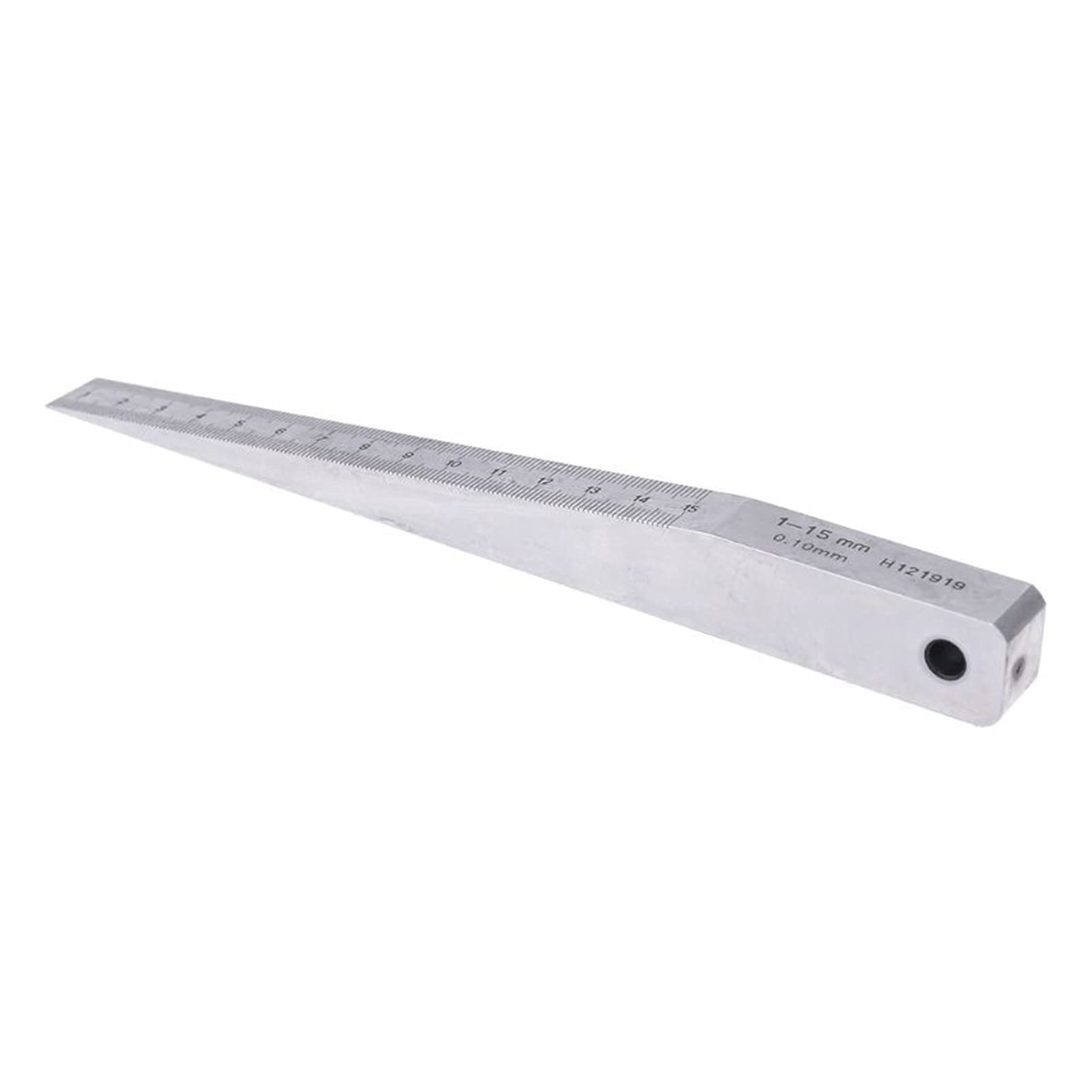 Fühlerlehre, 1-15mm 0.5-10mm 0,4-6mm Keil Fühlermessgerät Riss Flache Layout Insert Keilmesser Schweißkegel Messen Werkzeug Bremssattel(0.4 6mm)
