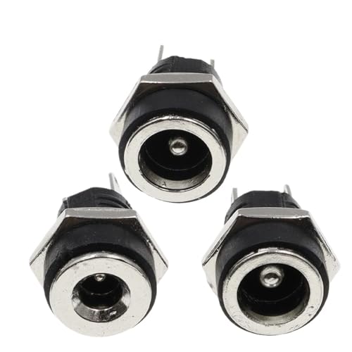 Conector de alimentación CC 5,5 mm x 2,1mm de 12v DC-022B impermeable pack de 100 3