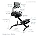 Sleekform Kneeling Chair with Ergonomic Back Support, Adjustable Posture Stool for Home and Office