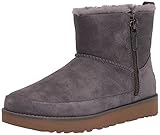 UGG Women's Classic Zip Mini Fashion Boot, Shade, 9