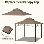 Replacement Canopy Top for Target Madaga Gazebo Model L-GZ136PST (Khaki) - Image 3