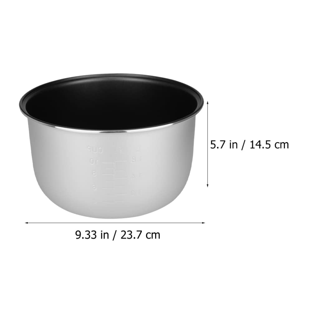 Yardwe Olla Interior para Olla Arrocera 1 Pieza Antiadherente 5L Olla Interior Recipientes de Revestimiento Accesorios de Repuesto para Olla Arrocera