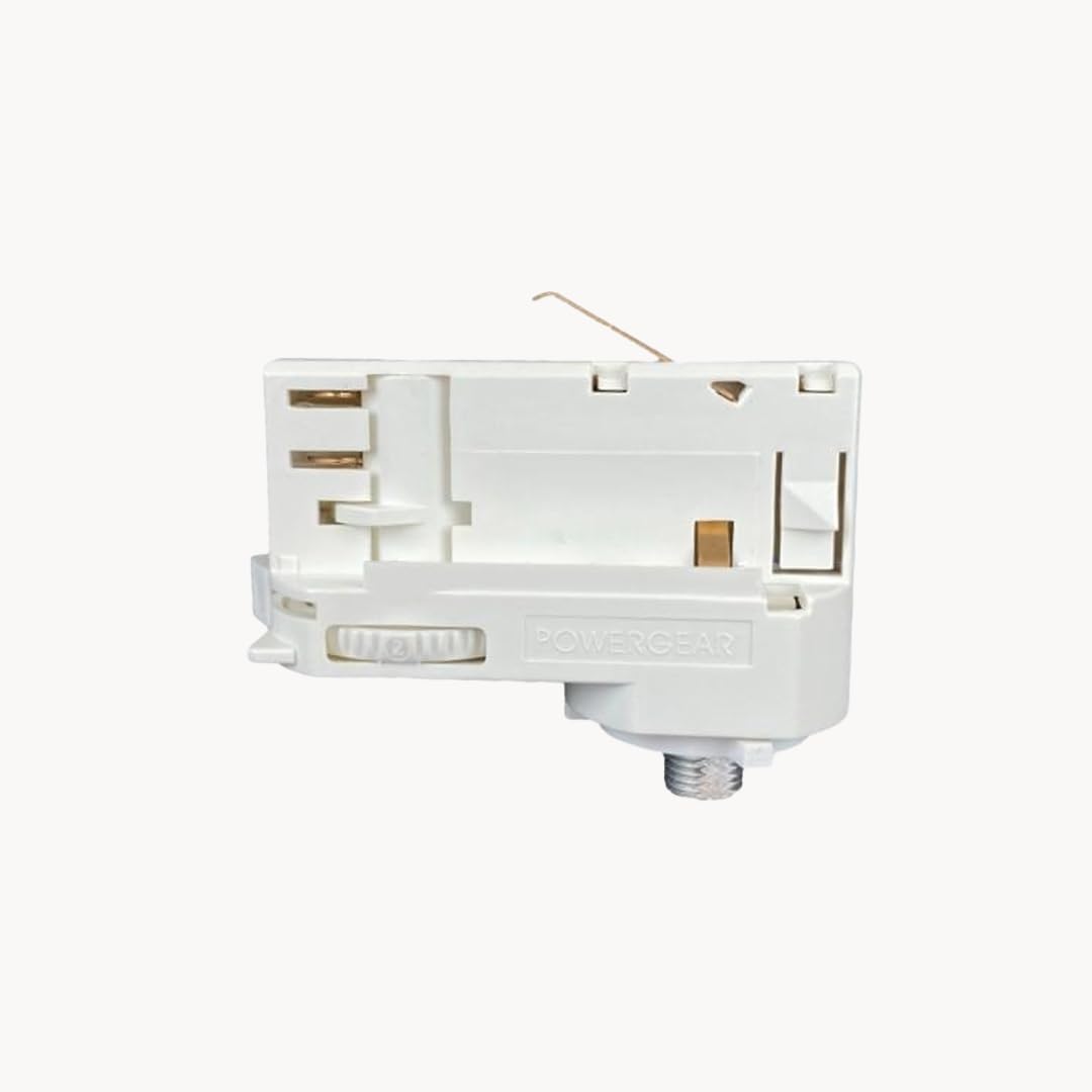 Adaptateur pour rail d’alimentation triphasé Beneito Faure BF3371-V2 blanc