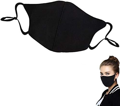 Oscar Apparels Reusable Adjustable Face Mask, 100% BCI Cotton, Adult (10 Pack)