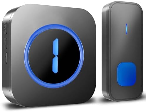 Toucan V3 Wireless Battery Operated Video Doorbell, Chime, Night Vision, Wi-Fi, IP56 Weather