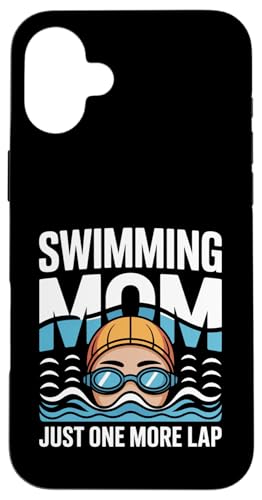 Swim Mom Just One More Lap �X�}�z�P�[�X iPhone 16 Plus �p