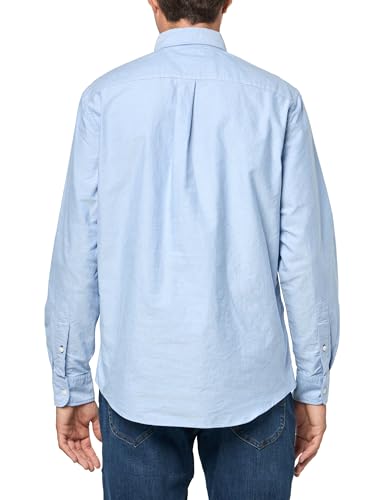 Image of Tommy Hilfiger Men's Long Sleeve Oxford Shirts in Regular Fit, Men's Button Down Shirts, Also Available in Big and Tall