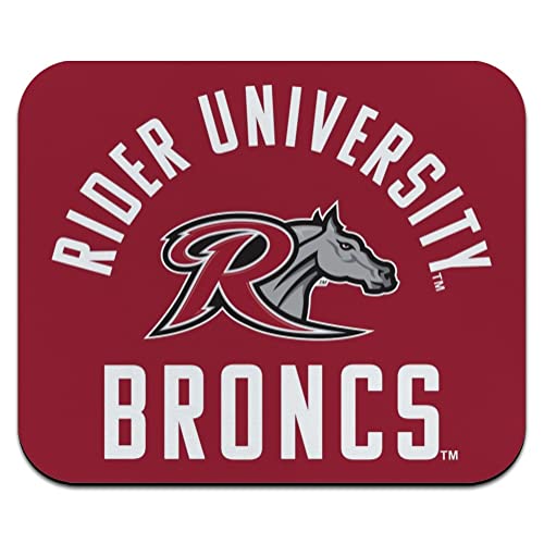 Rider University Broncs Logo Low Profile Thin Mouse Pad Mousepad