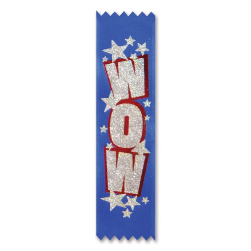 Beistle VP184 Wow Value Pack Ribbons, 11/2 by 61/4-Inch, 30-Pack