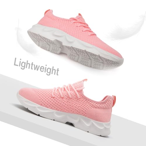 Image of DLWKIPV Womens Walking Shoes Slip On Sneakers Tennis Shoes Running Sport Workout Gym Shoes Athletic Non Slip Lightweight Breathable Fashion Casual Shoes for Travel Work