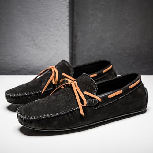 Men's Bow - Detailed Loafers, Slip - on Casual Shoes - Ideal for Leisure Trips, Urban strolls & Office Commute3