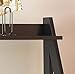 Bush Furniture Alamosa Ladder Desk in Classic Black