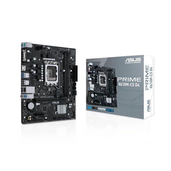 Asus Prime H610M-Cs D4 Motherboard for Intel 12Th Gen Processors – Lga1700 Socket – ATX, Ddr4