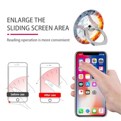 Anillo de teléfono para iPhone que evita caídas y funciona como soporte de mesa para tablet 6