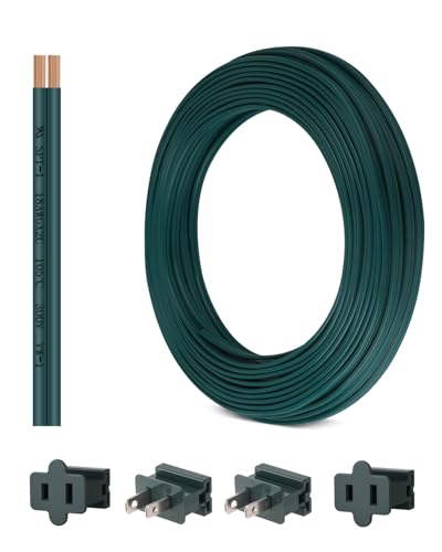 18 Gauge SPT-1 Wire 50FT UL Listed 18 AWG 2 Conductor Zip Cord Hookup