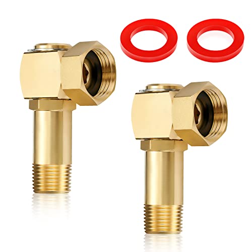 Litorange 2 PCS Lead-Free Brass Hose Reel Parts Fittings Garden Hose Adapter Brass Replacement Part Swivel For Liberty Garden Products