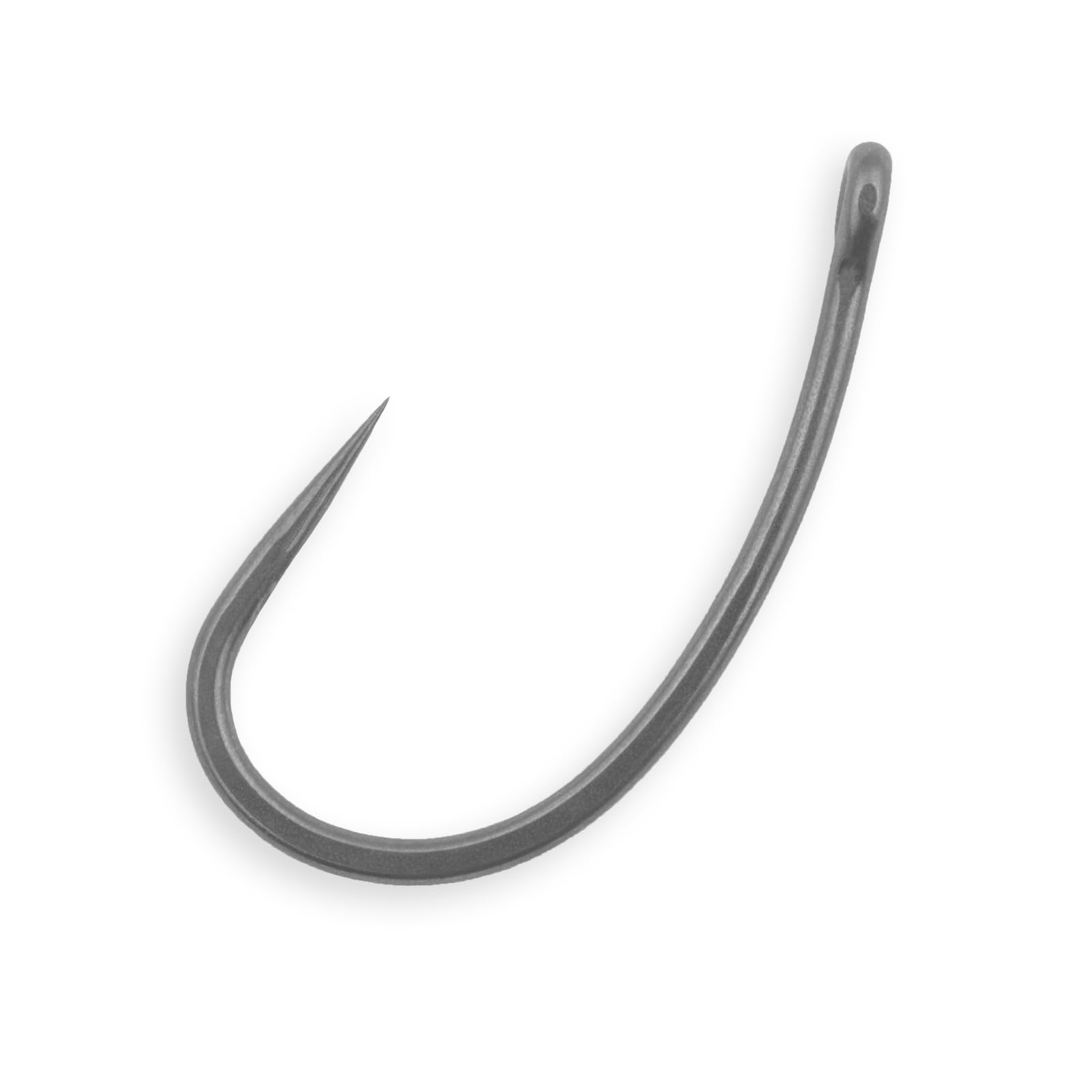 Bank Tackle BT Specialist Curve Shank Hooks Barbless Sizes 2, 4, 6, and 8 Carp Fishing Hooks Vanadium Steel Fishing Tackle (10, 4)