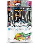 Musclesport BCAA Revolution Amino Acid Powder Supplement for Men & Women - Intra Workout Training...