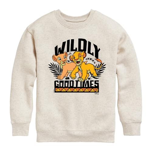 Disney - The Lion King - Wildly Good Times - Toddler & Youth Crewneck Fleece Sweatshirt