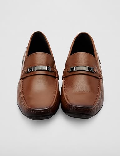 Image of Lee Cooper Mens Leather Regular Slipon Mens Loafers Loafer